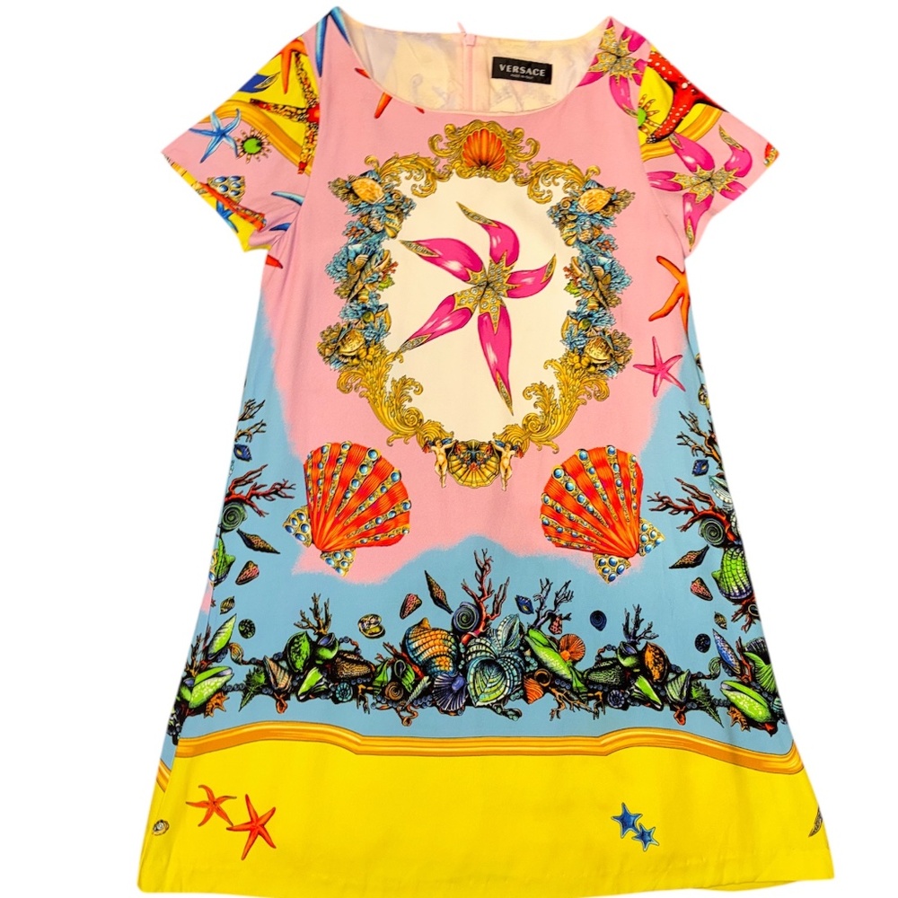Versace Versace Trésor de la Mer Print Dress Kids Size 12
